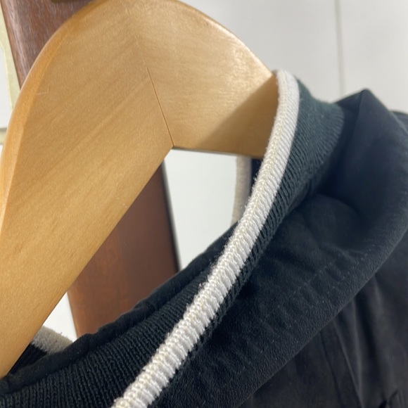 Jamie Sadock Black Full Zip Faux Suede Golf Jacket - Picture 5 of 5